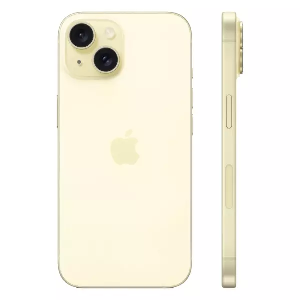 Смартфон Apple iPhone 15 Plus 128GB, Yellow (без Rustore)